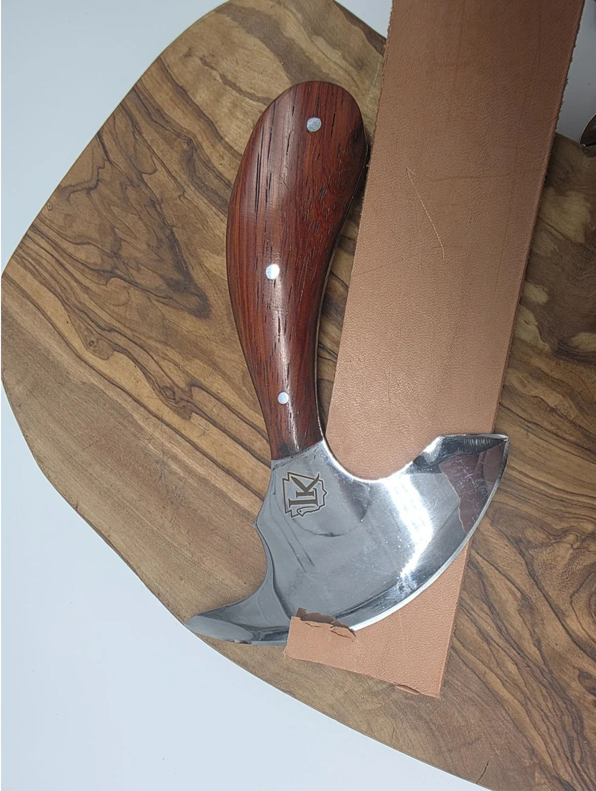 LK Professional Leather Head Knife cutting leather