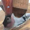 LK logo detail on Professional Leather Head Knife blade